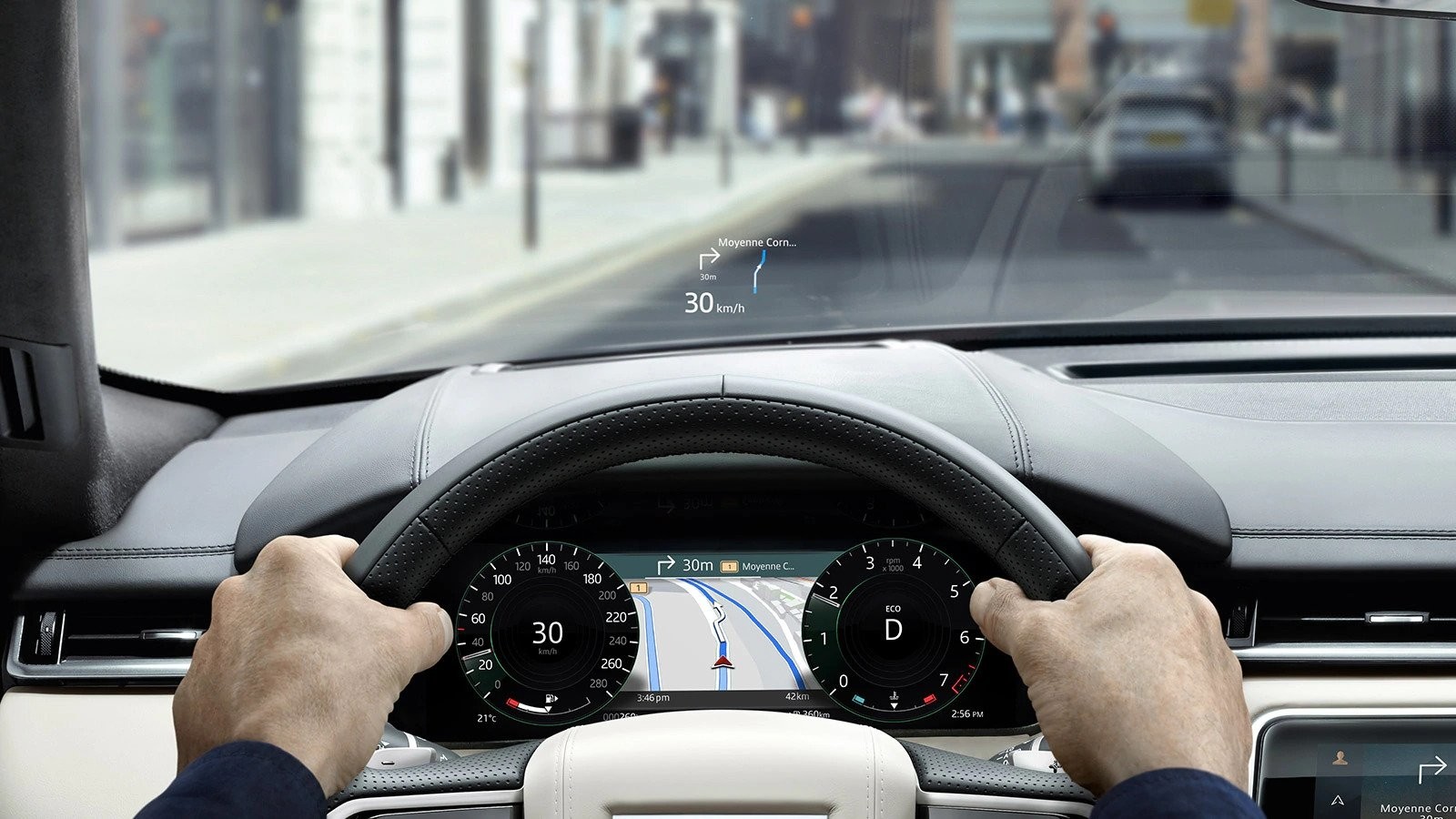 RANGE ROVER VELAR displej